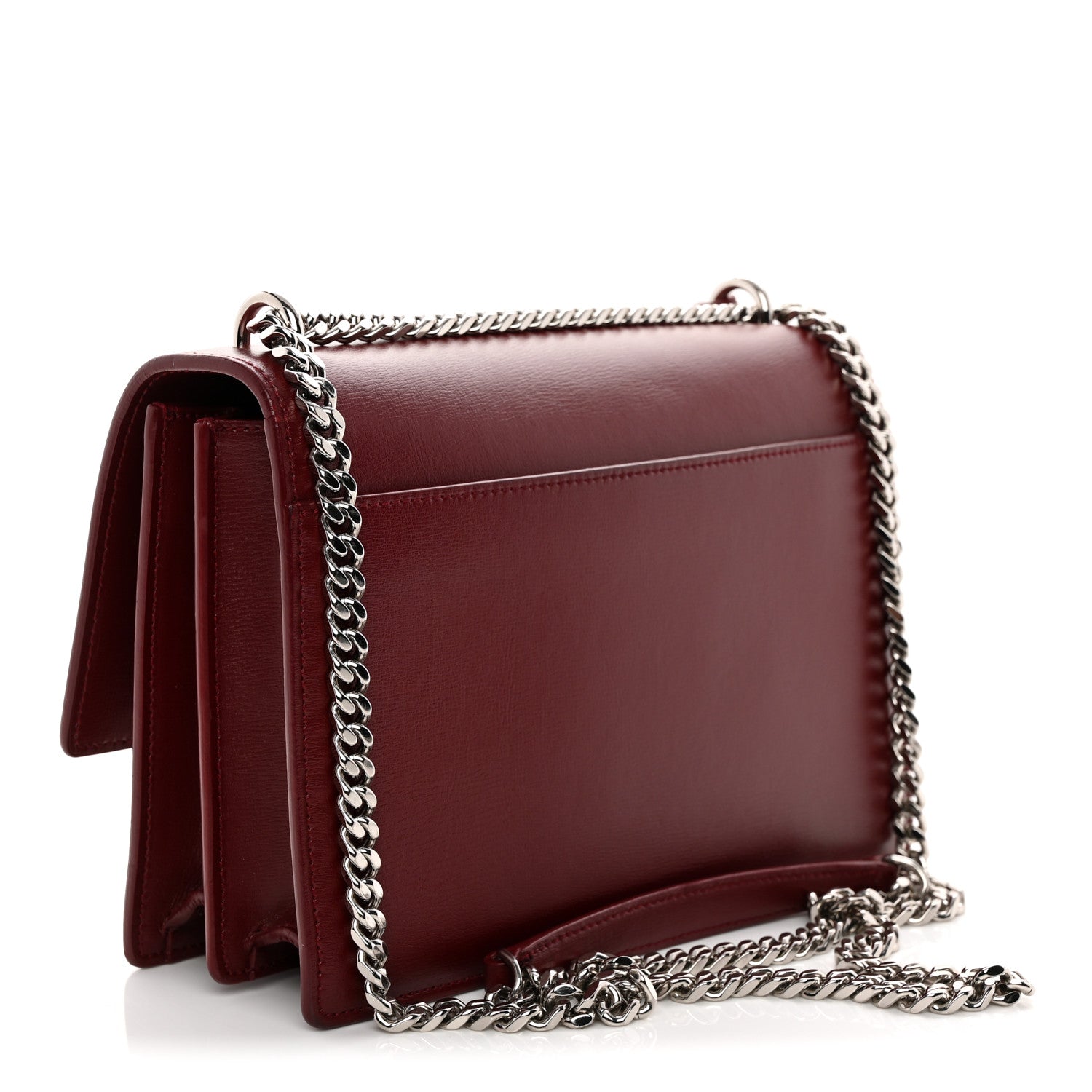 Saint Laurent Calfskin Medium Monogram Sunset Pallisandre 3 of 12