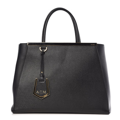 Fendi Vitello Elite Regular 2Jours Tote Black 1 of 18