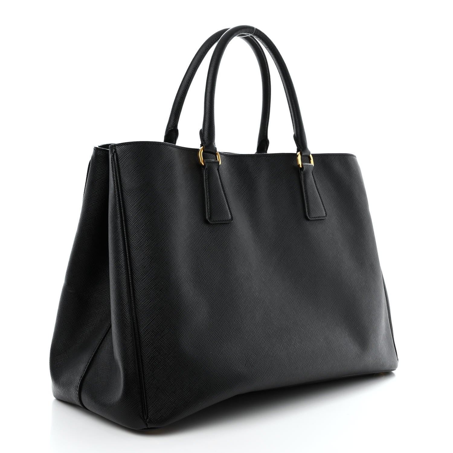 Prada Saffiano Lux Large Tote Black 3 of 10