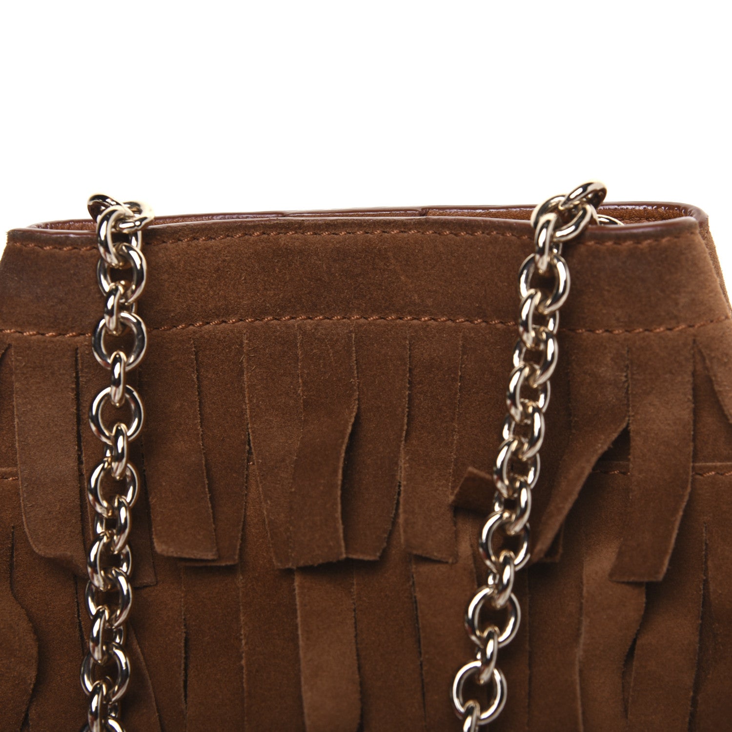 Burberry Suede Fringe Mini Bucket Bag 14 of 15