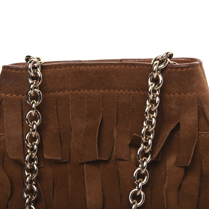 Burberry Suede Fringe Mini Bucket Bag 14 of 15