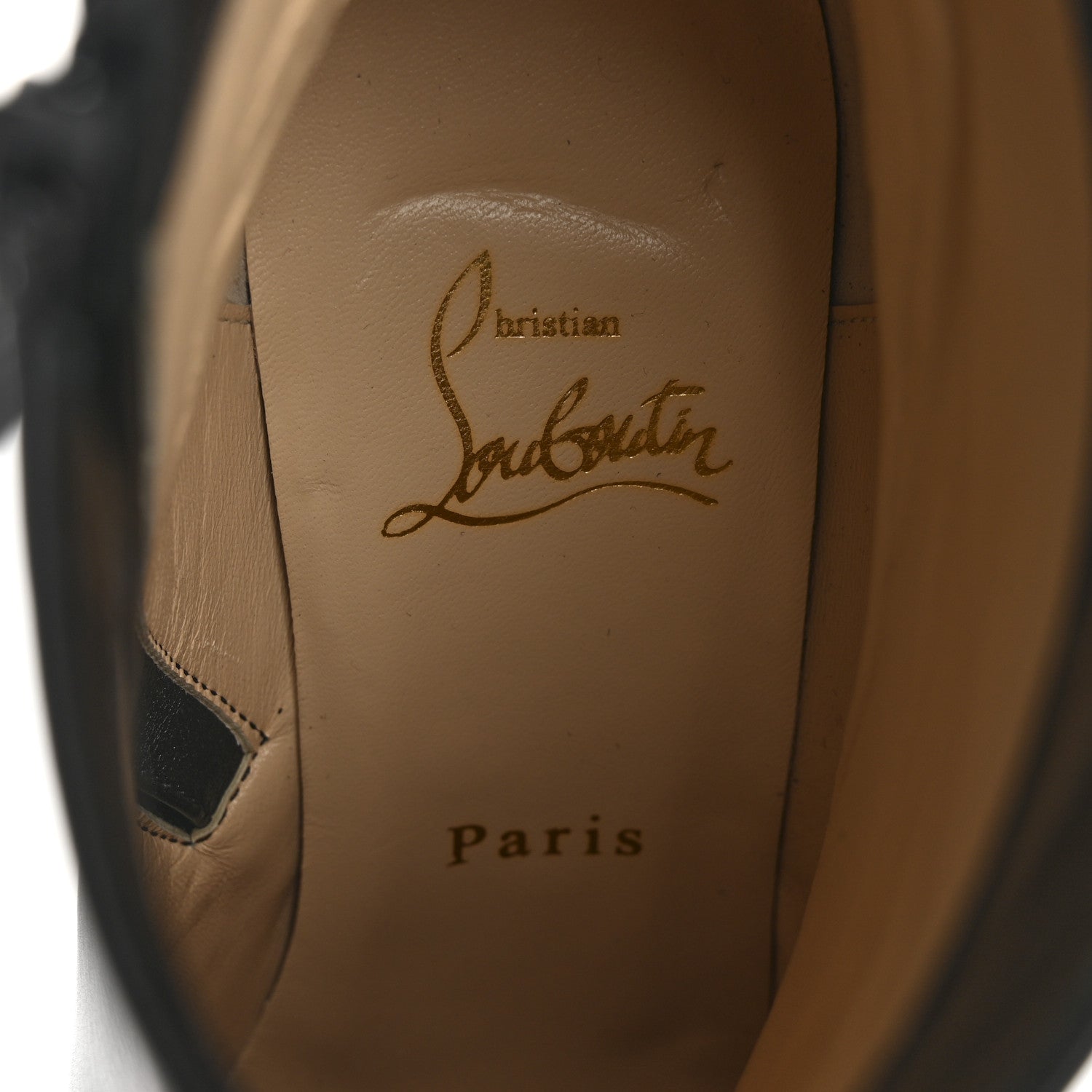 Christian Louboutin Smooth Calfskin Suzi Folk 85 Ankle Boots 37 Black 7 of 10