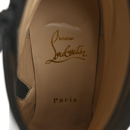 Christian Louboutin Smooth Calfskin Suzi Folk 85 Ankle Boots 37 Black 7 of 10