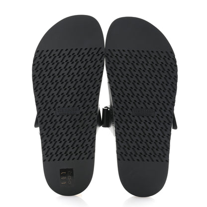 Hermes Calfskin Mens Chypre Sandals 42.5 Black 5 of 9