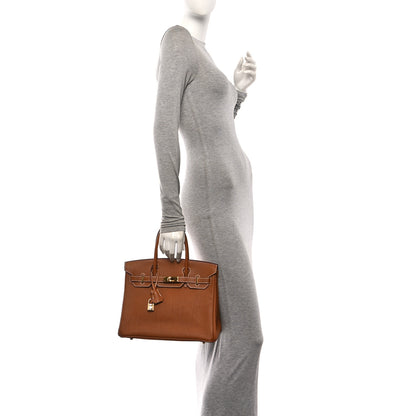 Hermes Togo Birkin 30 Gold 2 of 10