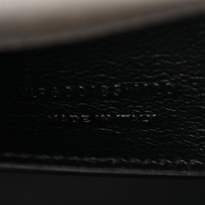 Saint Laurent Grain De Poudre Textured Mixed Matelasse Medium Triquilt Monogram Satchel Fog 6 of 10