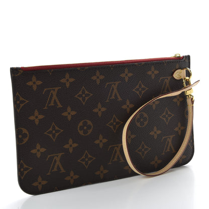 Louis Vuitton Monogram Neverfull MM GM Pochette Cherry 3 of 8
