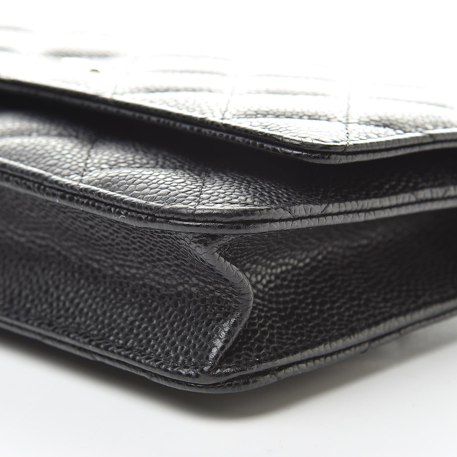 Chanel Caviar Quilted Wallet On Chain WOC Black 11 of 11