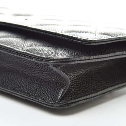 Chanel Caviar Quilted Wallet On Chain WOC Black 11 of 11