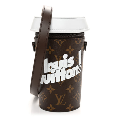 Louis Vuitton Monogram Calfskin Everyday LV Coffee Cup Pouch 1 of 10