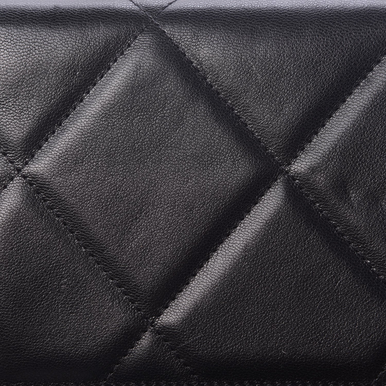 Chanel Goatskin Quilted 19 Wallet On Chain WOC Black 13 of 14