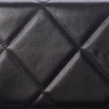 Chanel Goatskin Quilted 19 Wallet On Chain WOC Black 13 of 14