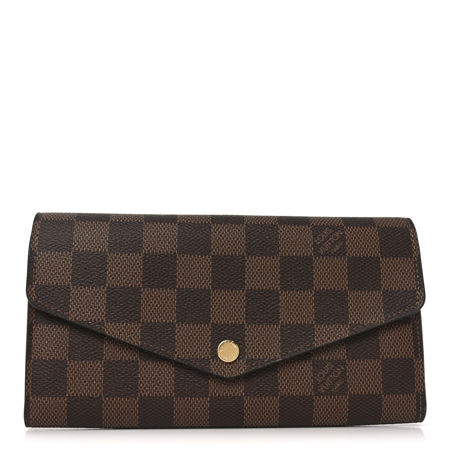 Damier Ebene Sarah Wallet NM Rose Ballerine