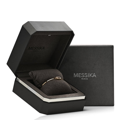 Messika 18K Yellow Gold Diamond Move Uno Pave Flex Bangle Bracelet 5 of 5