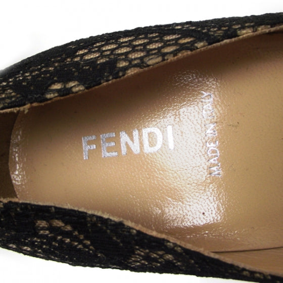 Patent Lace Heels 38