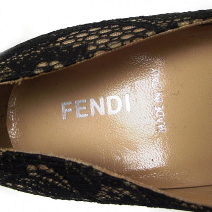 Fendi Patent Lace Heels 38 6 of 6