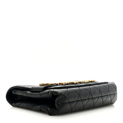 Chanel Calfskin Quilted Enchained Flap Black 4 of 11