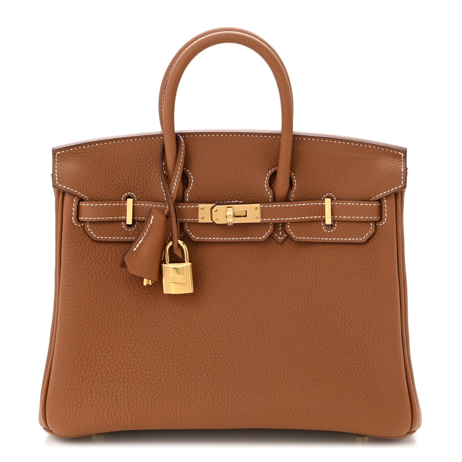 Hermes Togo Birkin 25 Gold 1 of 10