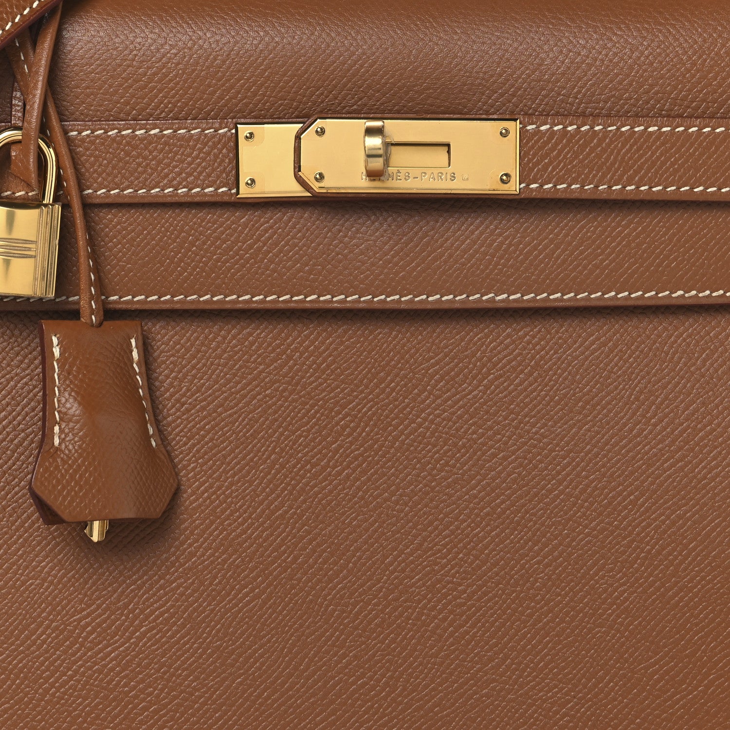 Hermes Courchevel Kelly Sellier 32 Gold 8 of 12