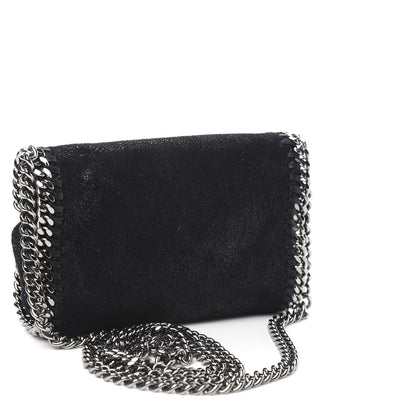 Stella McCartney Shaggy Deer Tiny Falabella Fold Over Tote Black 2 of 8