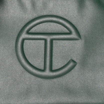 Telfar Vegan Leather Medium Shopping Bag Dark Olive 7 of 9