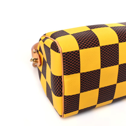 Louis Vuitton Damier Pop Speedy Bandouliere 25 Jaune Mat 7 of 8