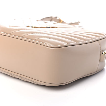 Saint Laurent Calfskin Matelasse Monogram Lou Camera Bag Dark Beige 9 of 9