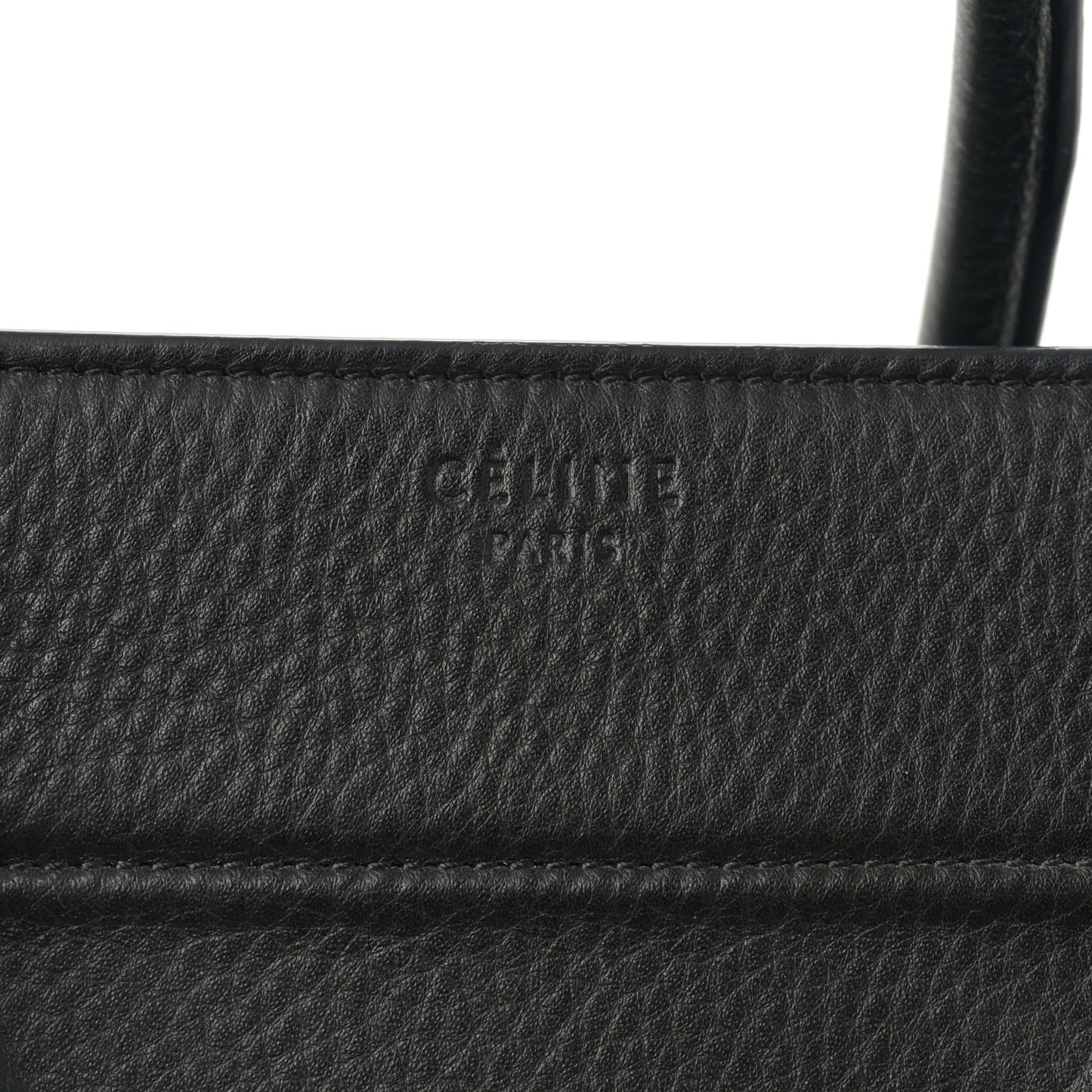 Supple Calfskin Medium Phantom Luggage Black