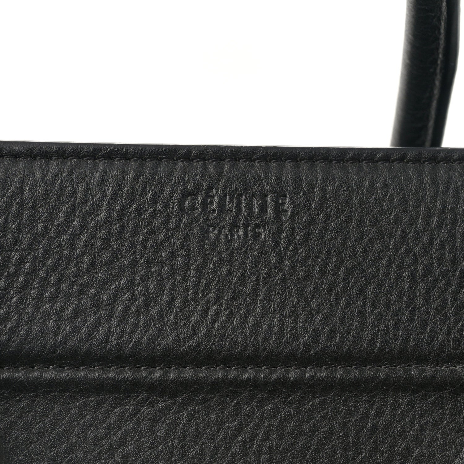 Celine Supple Calfskin Medium Phantom Luggage Black 6 of 9