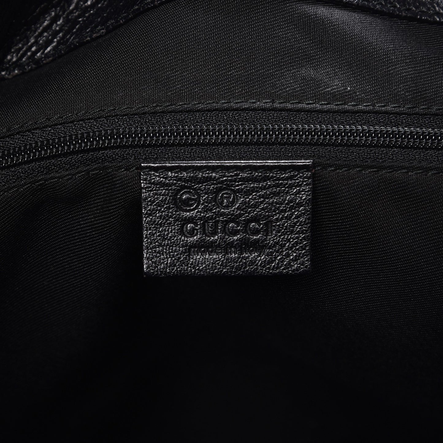 Guccissima Hobo Black