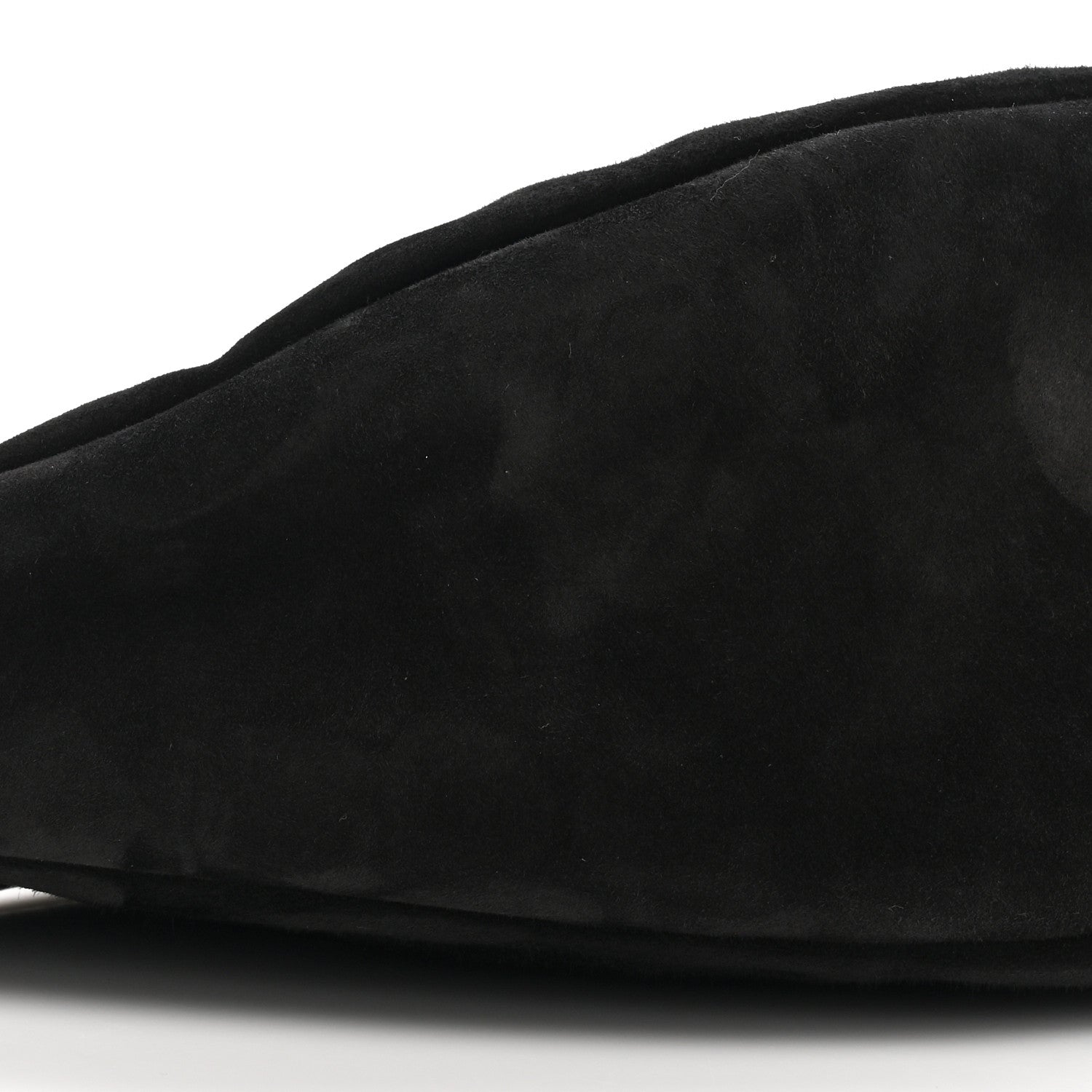 The Row Suede Small Slouchy Banana Bag Black 10 of 12