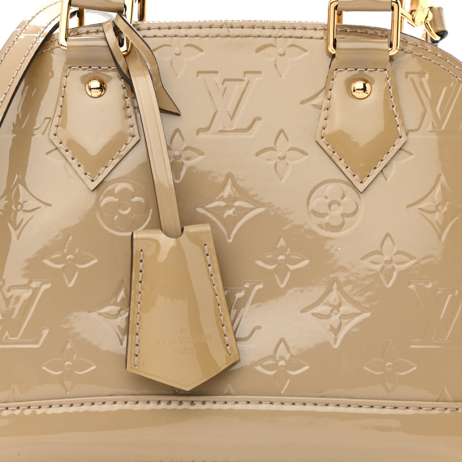 Louis Vuitton Vernis Alma BB Dune 9 of 12