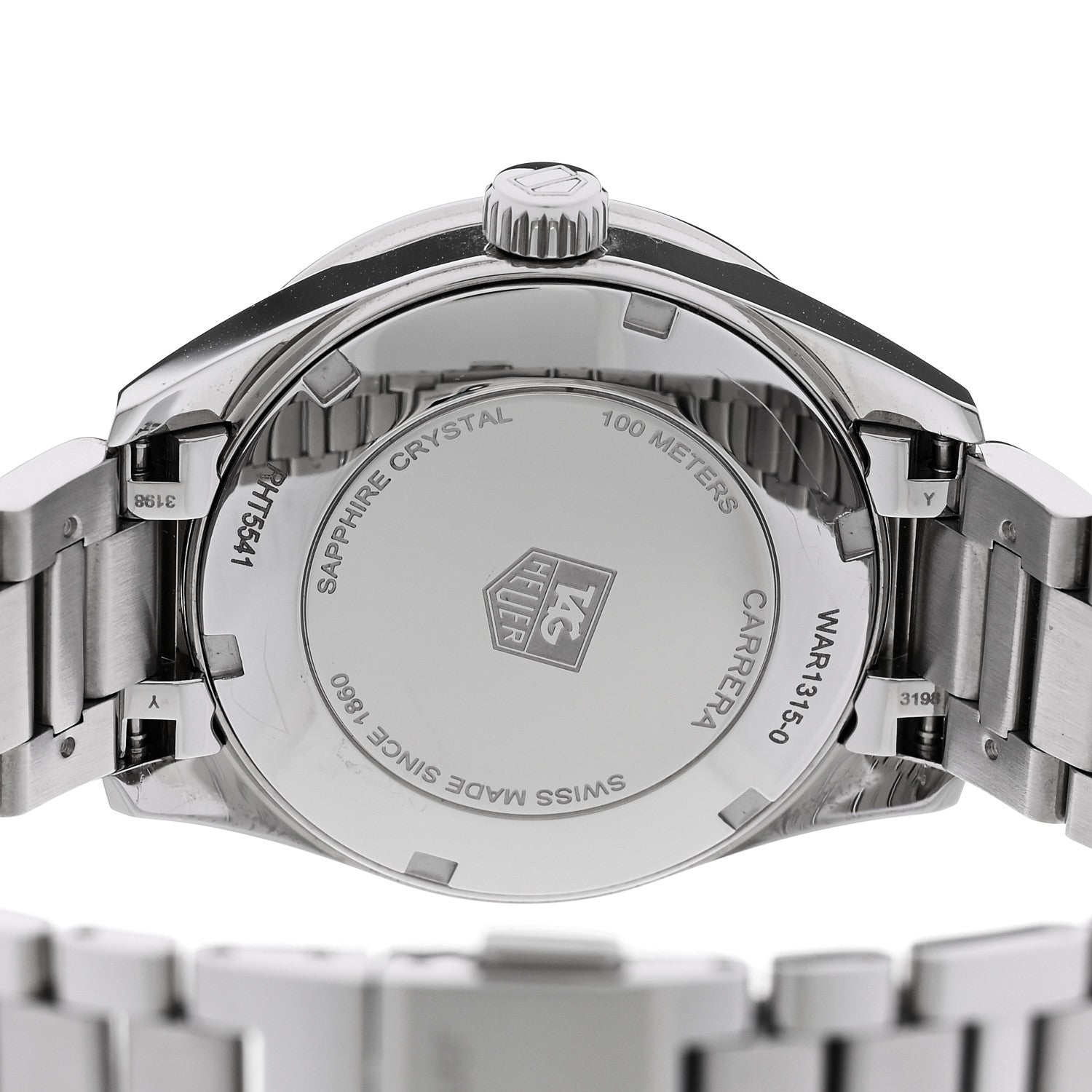 Tag Heuer Stainless Steel Diamond Bezel Mother of Pearl 32mm Carrera Lady Quartz Watch WAR1315-0 4 of 5