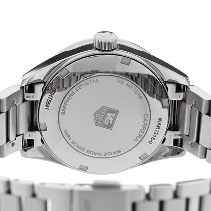 Tag Heuer Stainless Steel Diamond Bezel Mother of Pearl 32mm Carrera Lady Quartz Watch WAR1315-0 4 of 5