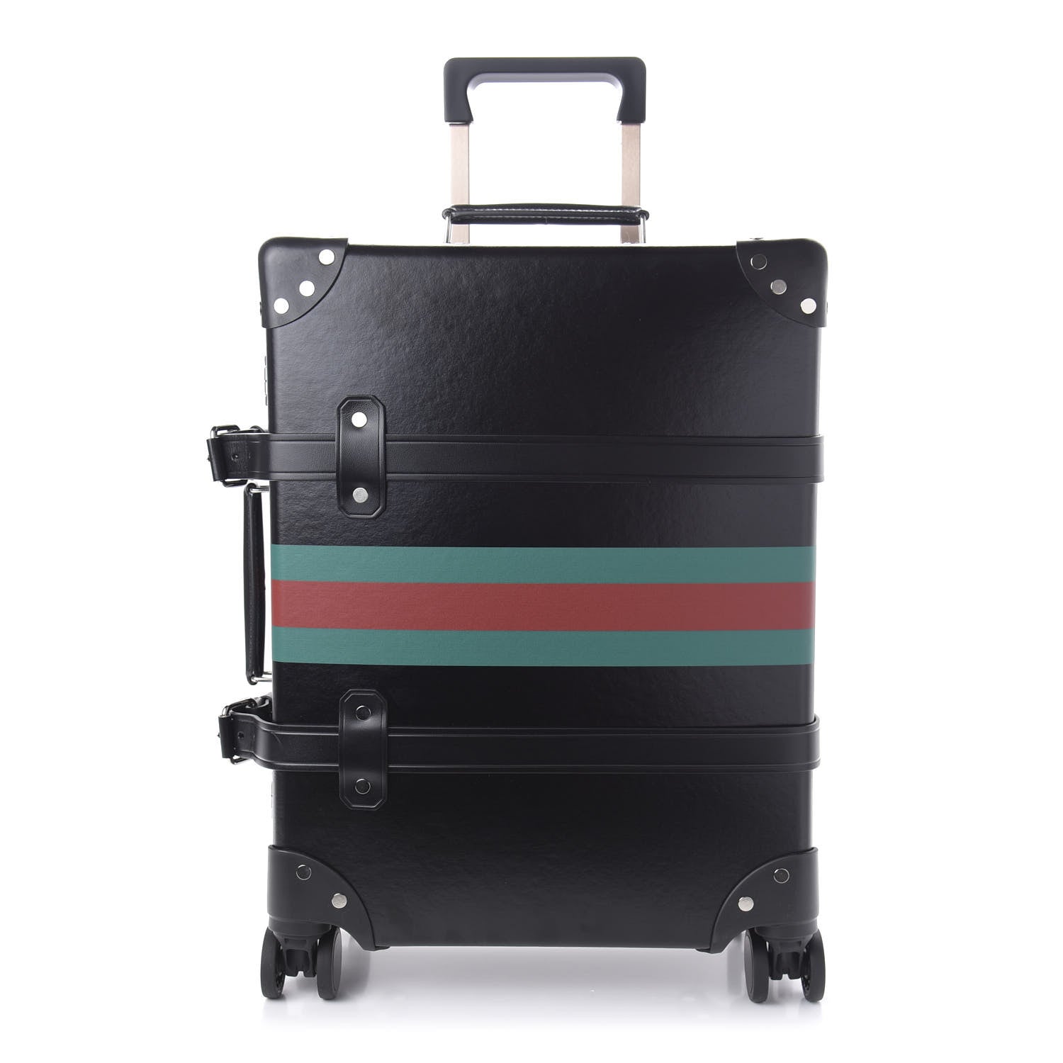 Gucci Calfskin Web Globe-Trotter Carry-On Black 1 of 8