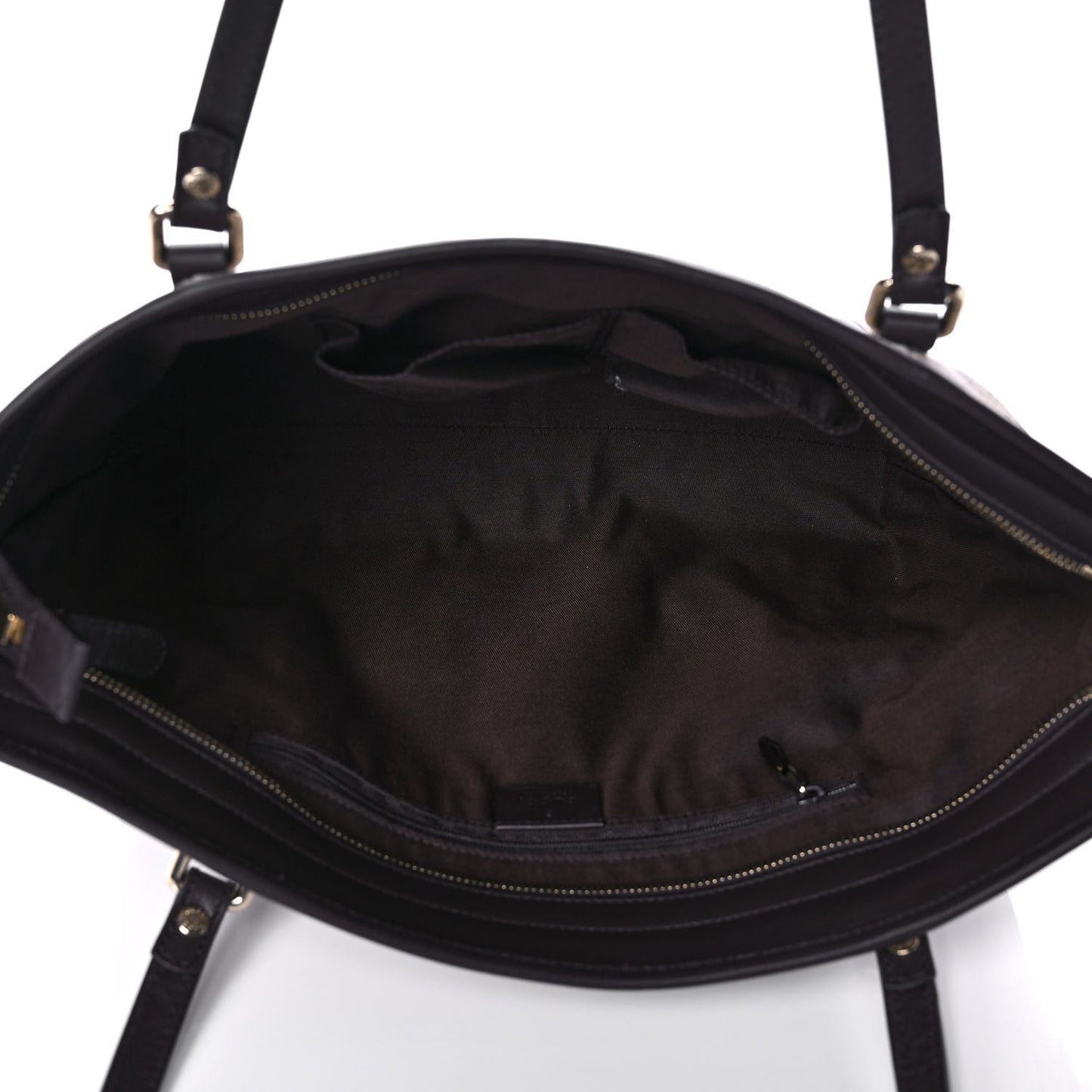 GG Supreme Monogram Medium Joy Tote Dark Brown