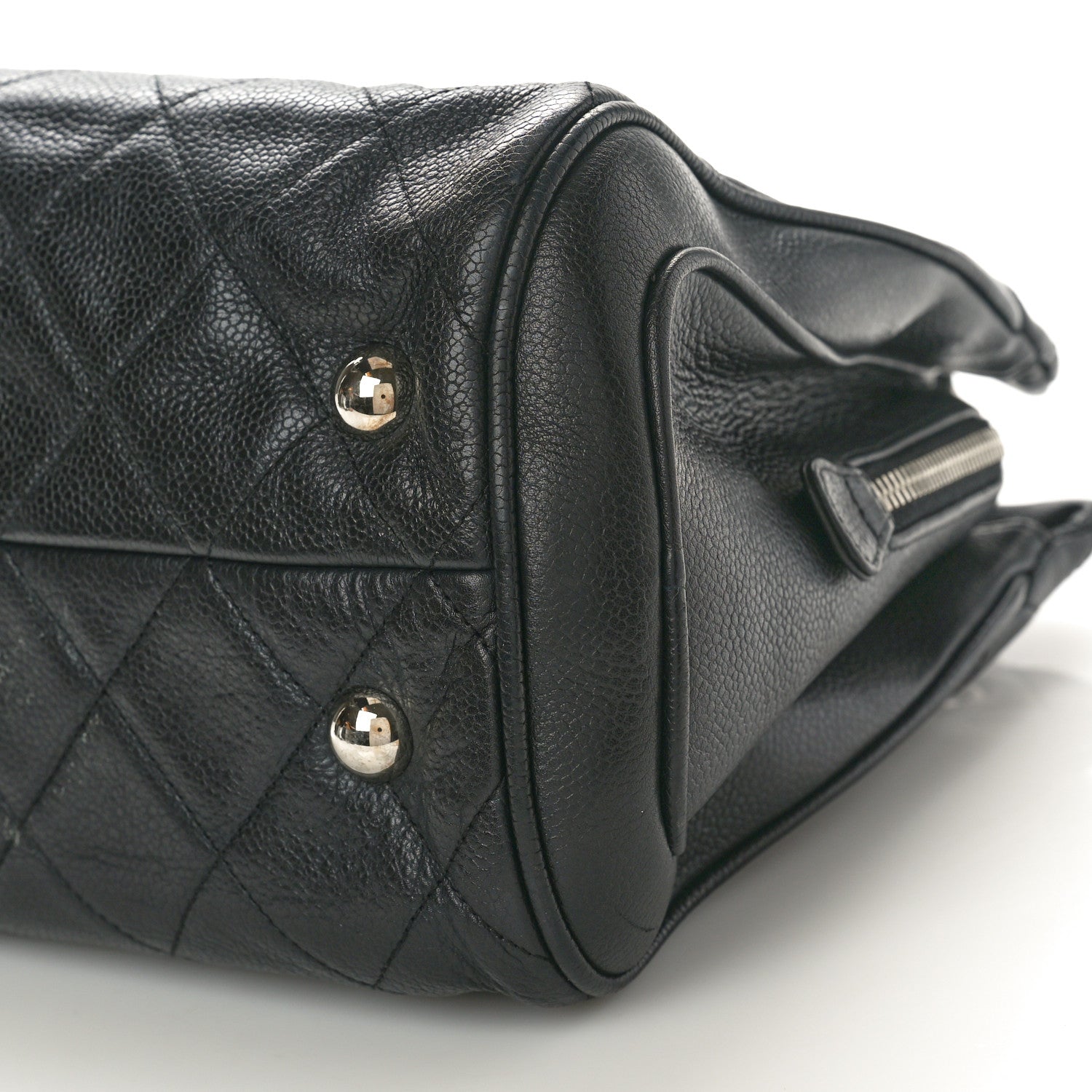 Chanel Caviar Quilted Shopping Tote Black 11 of 12