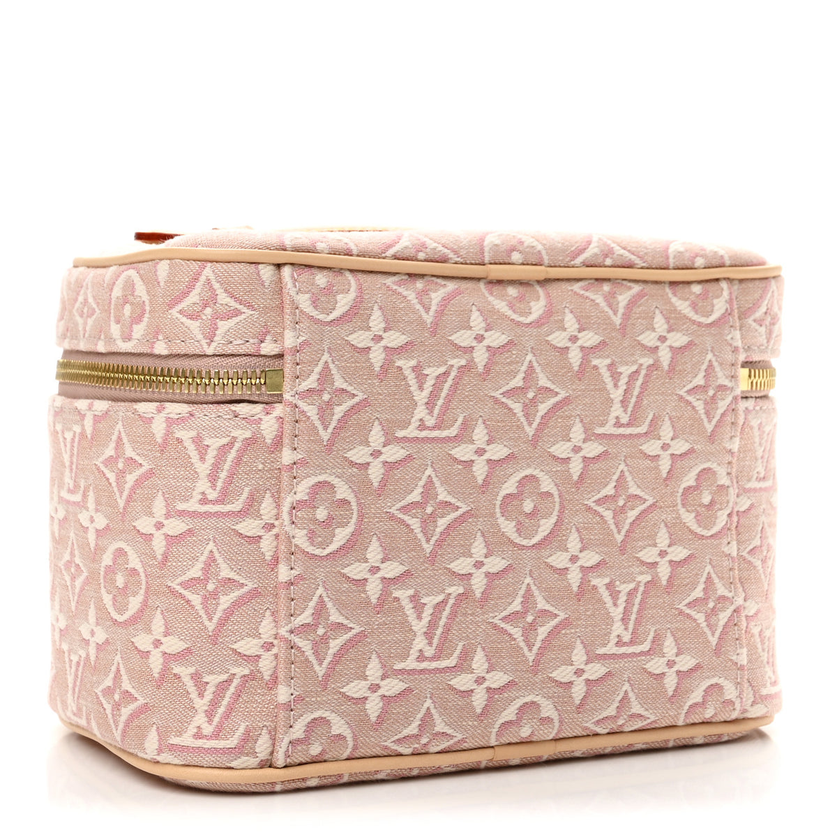 Louis Vuitton Monogram Embleme Jacquard Nice Mini Rose Ruban Pink 3 of 8