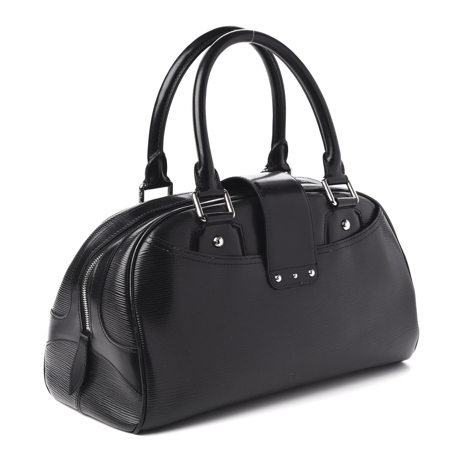 Louis Vuitton Epi Bowling Montaigne GM Black 3 of 9