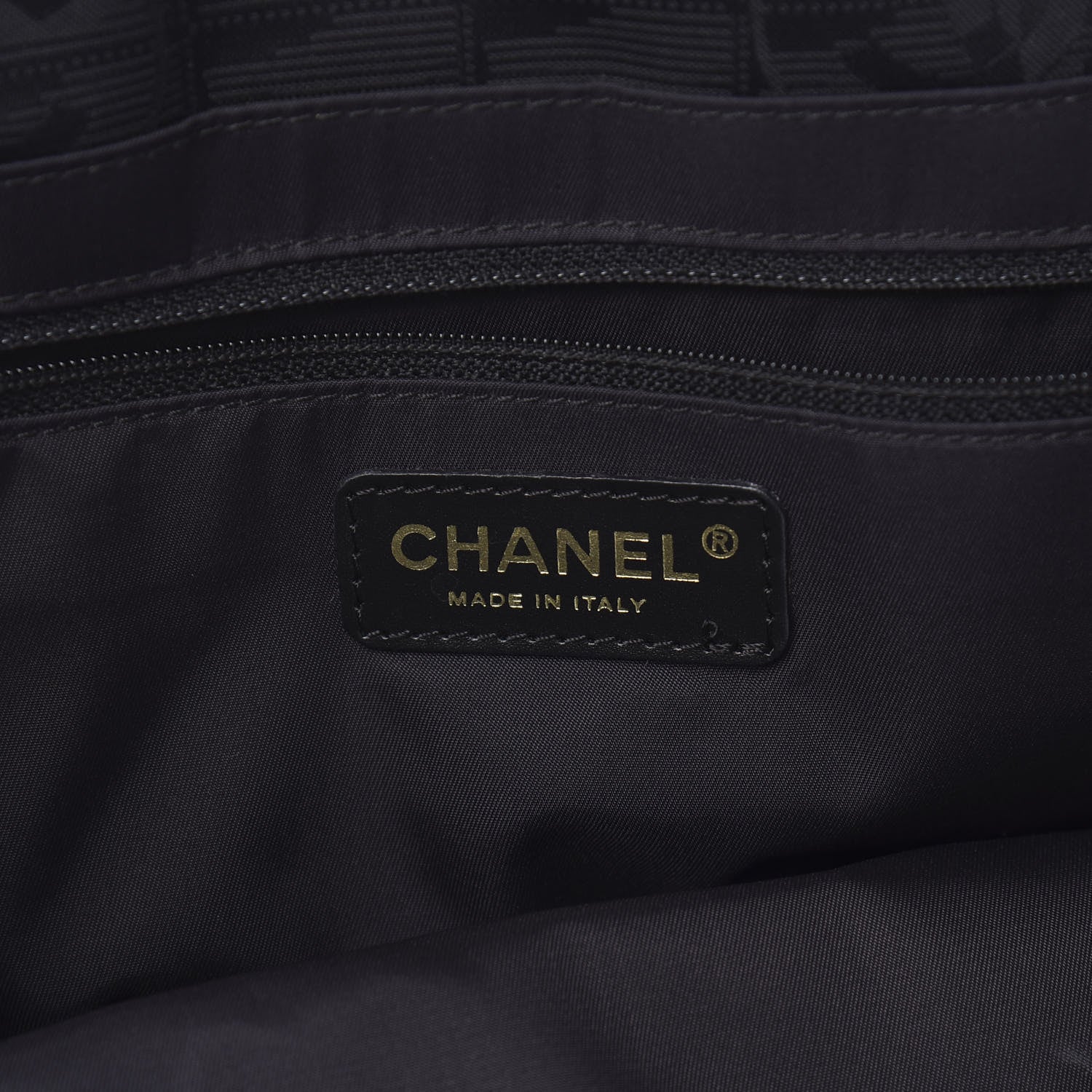 Chanel Nylon Large Travel Tote Black 6 of 10