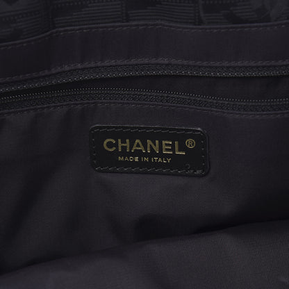 Chanel Nylon Large Travel Tote Black 6 of 10