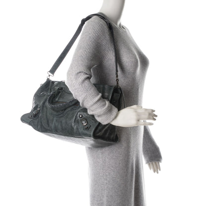 Balenciaga Agneau Classic Hardware Part Time Anthracite 2 of 8