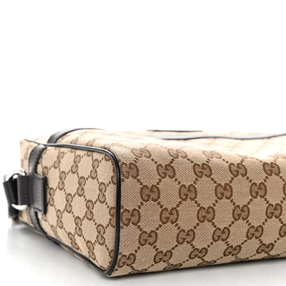 Gucci Monogram Dollar Calfskin Large Camera Case Beige Ebony Testa di Moro Marrone Scuro 9 of 10