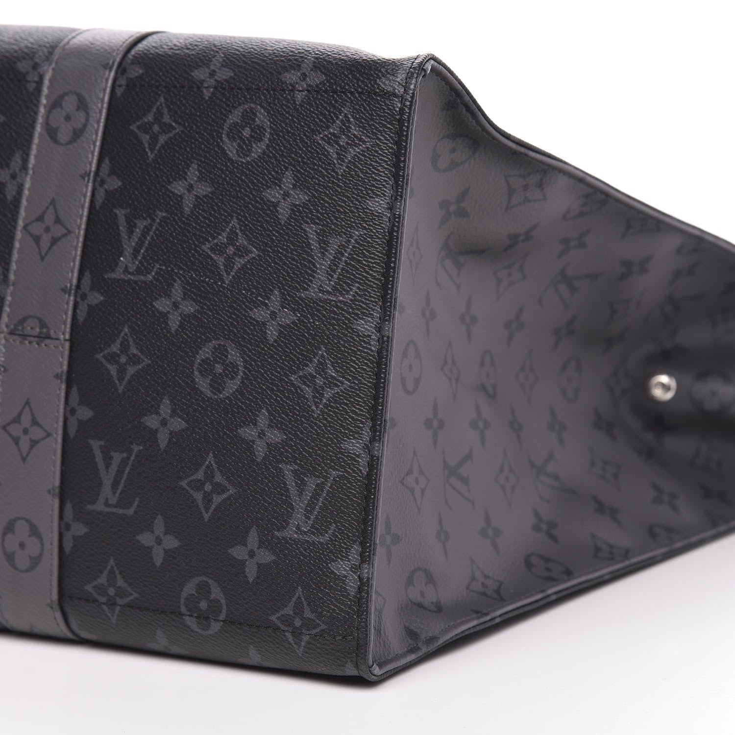 Louis Vuitton Monogram Eclipse Cabas Zippe GM Black 8 of 8
