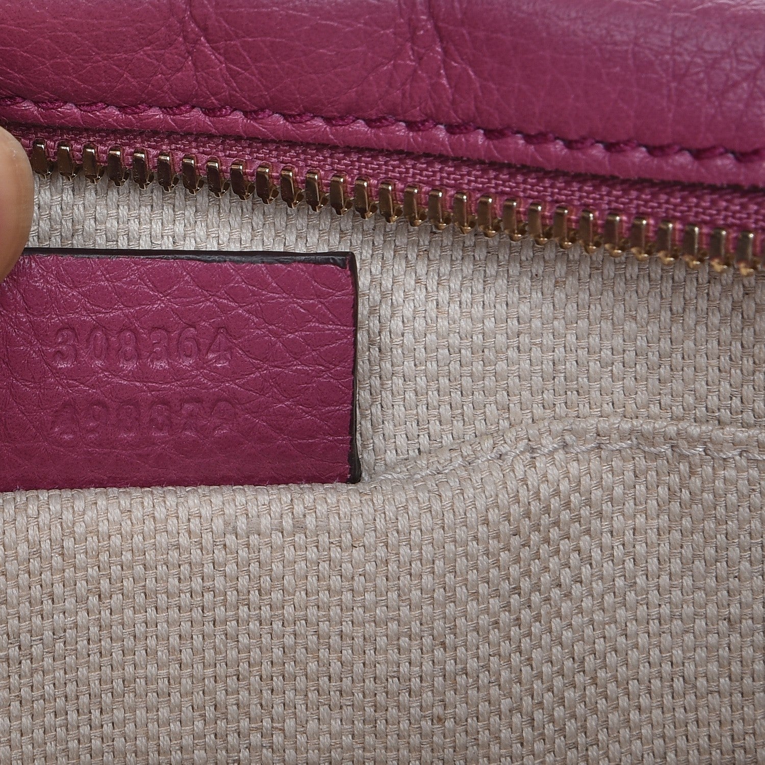 Gucci Pebbled Calfskin Small Soho Disco Bag Peonia Flower 7 of 7