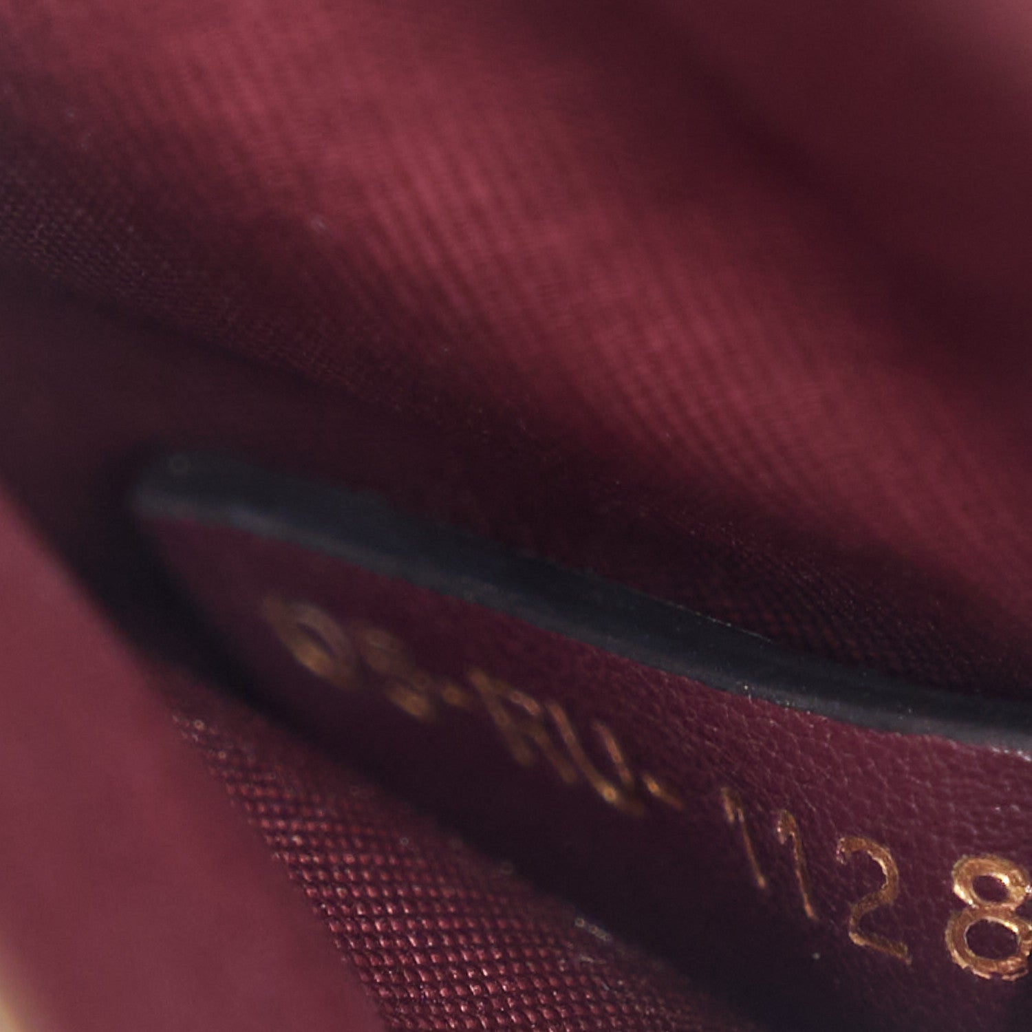 Christian Dior Oblique Saddle Chain Pouch Burgundy 7 of 11