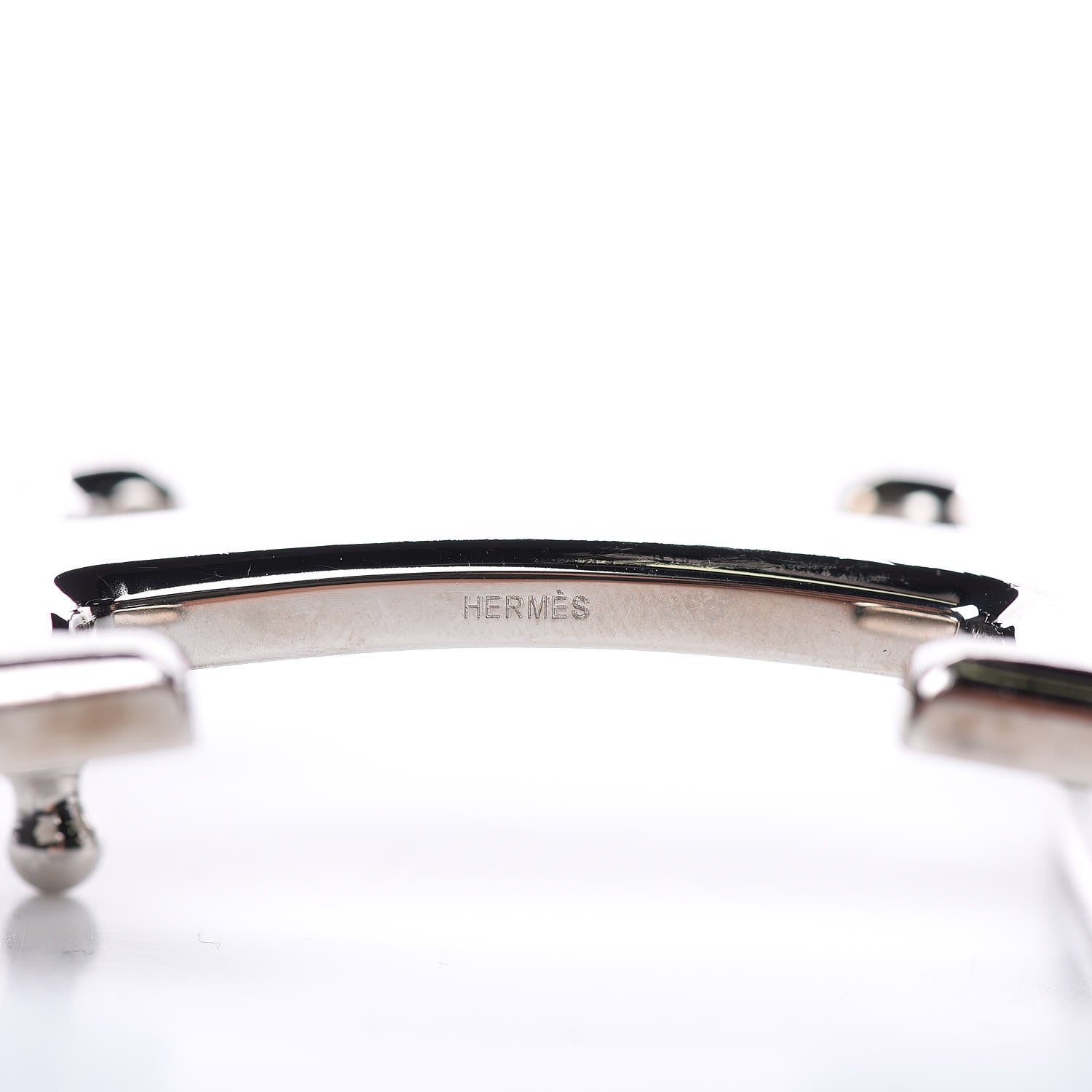 Hermes Polished Palladium 32mm H Belt Buckle Silver 5 of 5