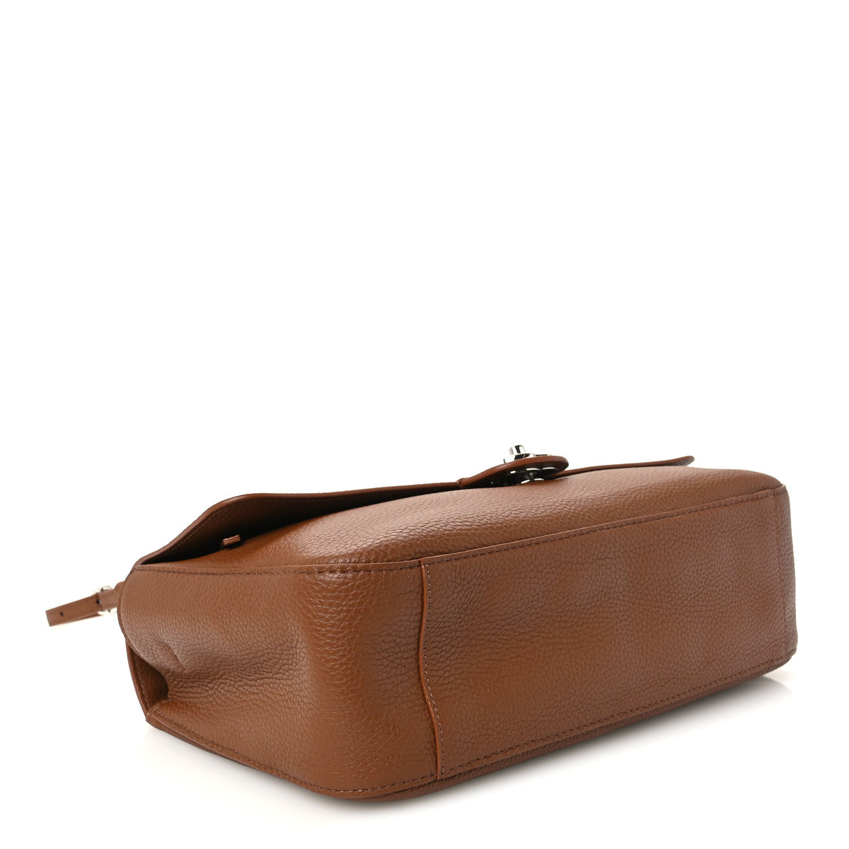 Grained Calfskin Small Souplissimo Maxi Flap Camel