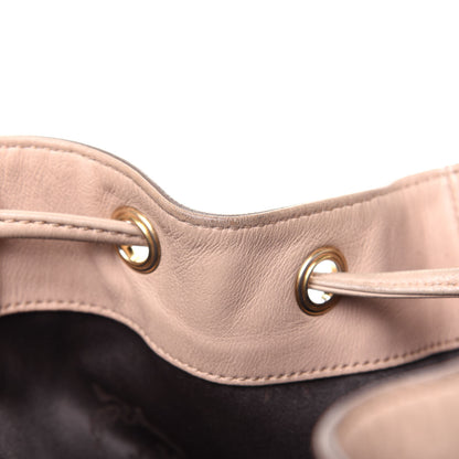 MCM Visetos Essential Drawstring Bucket Bag Beige 9 of 29