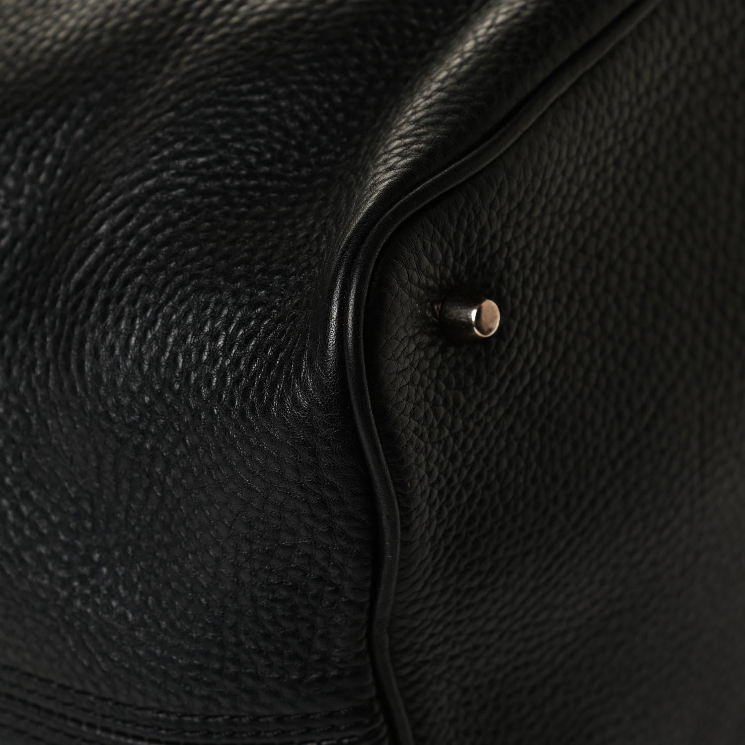 Burberry Grainy Calfskin Medium Check Ashby Hobo Black 12 of 13